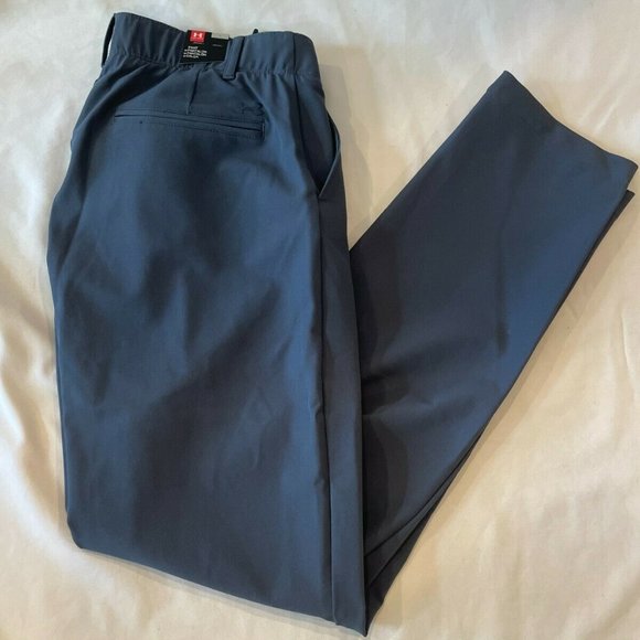 Under Armour UA Links Golf Pants NWT Size 4 Downpour Grey (Blue) $85 - Picture 3 of 7